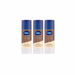 Unilever Vaseline Cocoa Shimmer Jelly Stick GLOW UP Body Luminizer For Dewy Radiant Skin 1.4 oz - 3 Count
