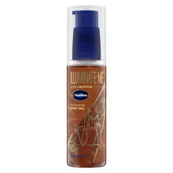 Vaseline Illuminate Me Shimmering Body Oil created for Melanin Rich Skin  Illuminates Skin with Finishing Touch of Shimmer for glowing Skin 33 oz