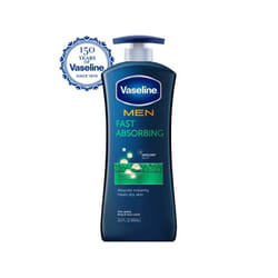 Vaseline Men Healing Moisture Fast Absorbing Lotion 600 ml
