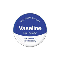 Vaseline Therapy Lip Balm Tin  Original  0.6 Ounce Pack of 3
