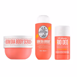 Sol de Janeiro - Bom Dia Bright Bundles,Body Scrub 220 g + Body Wash 385 ml + 57ml Rio Deo Cheirosa