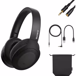SONY - WH-H910N h.Ear on 3 Wireless Noise Canceling Over-The-Ear Bluetooth Dual Noise Cancellation Microphones High-Resolutio ...