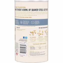 Quaker Steel Cut Oats - 30 Oz