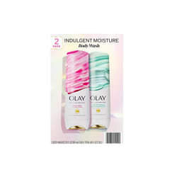 Olay Indulgent Moisture Body Wash with Vitamin B3, 20 oz., 2 pk.