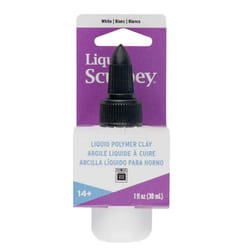 Liquid Sculpey Liquid Polymer Oven-Bake Clay  White  1 oz. bottle  Gre