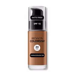 Revlon ColorStay Makeup for Combination/Oily Skin SPF 15, Walnut, Step 1: Shake well Step 2: Apply a small dab to one area at ...
