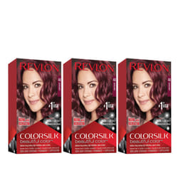 Revlon Permanent Hair Color  Permanent Hair Dye  Colorsilk with 100% Gray Coverage  Ammonia-Free  Keratin and Amino Acids  48 Burgandy  4.4 Oz (Pack o