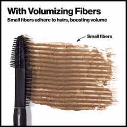 REVLON ColorStay Brow Fiber Filler, Longwearing & Volumizing Waterproof Eyebrow Gel, 304 Grey Brown, 0.23 fl. oz.