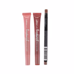 Revlon 2 x Kiss Plumping Lip Cremes & Nude Lipliner Set