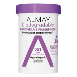 Almay Biodegradable Longwear & Waterproof Eye Makeup Remover Pads 80 pcs