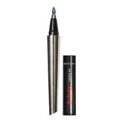 Revlon So Fierce! Chrome Ink Liquid Eyeliner  Longlasting Bold Metallic Pen Liner with Dip Ink Cap for Pearl  Shimmer Blend  901 Gunmetal  0.03 oz.