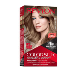 Revlon Colorsilk Beautiful Color Permanent Hair Color  Long-Lasting High-Definition Color  Shine & Silky Softness with 100% Gray Coverage  Ammonia Fre