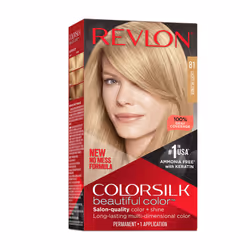 Revlon Colorsilk Beautiful Color Permanent Hair Color Long-Lasting High-Definition Color Shine & Silky Softness with 100% G ...