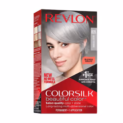Revlon New ColorSilk Beautiful Permanent Hair Color, No Mess Formula, 82B Silver Blonde, 1 Pack
