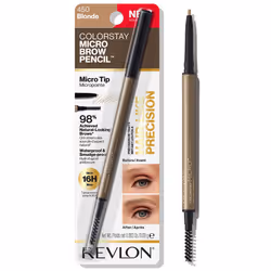Revlon ColorStay Micro Eyebrow Pencil with Built In Spoolie Brush  Infused with Argan and Marula Oil  Waterproof  Smudgeproof ...