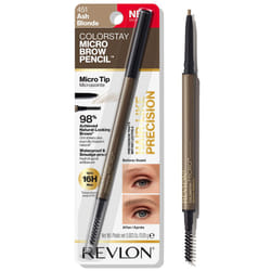 Revlon ColorStay Micro Eyebrow Pencil with Built In Spoolie Brush  Infused with Argan and Marula Oil  Waterproof  Smudgeproof  451 Ash Blonde (Pack of