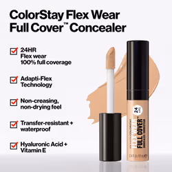 Revlon ColorStay Flex Wear  Full Cover Non-Creasing Concealer  Infused