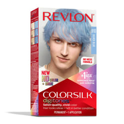 Revlon Permanent Hair Color ColorSilk Digitones with Keratin  91D Silv
