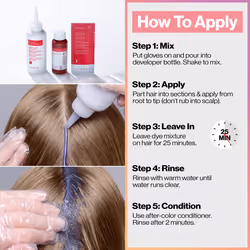 Revlon Permanent Hair Color ColorSilk Digitones with Keratin  91D Silv