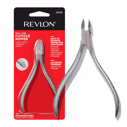 Revlon Full Jaw Cuticle Nipper Manicure Tool for Nail Care Made with Stainless Steel High Precision Blade Easy to Squeeze Spr ...
