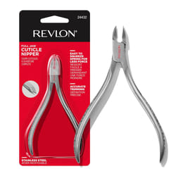 Revlon Full Jaw Cuticle Nipper Manicure Tool for Nail Care Made with Stainless Steel High Precision Blade Easy to Squeeze Spring 1 Count