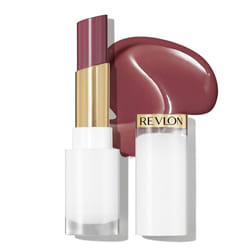 REVLON Super Lustrous Glass Shine Balm  Hydrating Tinted Lipstick  Sheer  Glossy Shiny Finish  007 Glazed Mauve  0.11 oz
