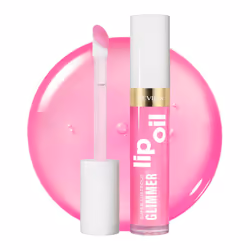 REVLON Super Lustrous Glimmer Lip Oil Moisturizing Tinted Lip Makeup Shiny Finish Made with Nourishing Oils & Antioxidants ...
