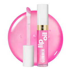 REVLON Super Lustrous Glimmer Lip Oil  Moisturizing Tinted Lip Makeup  Shiny Finish  Made with Nourishing Oils & Antioxidants  003 Glow Mama  0.13 fl