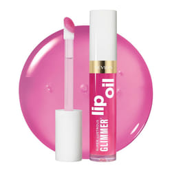 Revlon Super Lustrous Glimmer Lip Oil Moisturizing  Tinted Shiny Finish Made with PlantBased Squalane 004 Gone Rose 013 fl oz