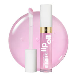 REVLON Super Lustrous Glimmer Lip Oil Moisturizing  Tinted Shiny Finish Made with PlantBased Squalane 005 Violit 013 fl oz