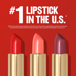 Revlon Lipstick  Super Lustrous Lipstick  Creamy Formula For Soft  Fuller-Looking Lips  Moisturized Feel  677 Siren  0.15 oz