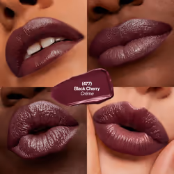 REVLON Lipstick  Super Lustrous Lipstick  Creamy Formula For Soft  Fuller-Looking Lips  Moisturized Feel in Berries  Black Cherry (477) 0.15 oz