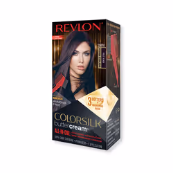 Revlon ColorSilk Buttercream Hair Color, 28DV, Violet Black, Our revolutionary formula is infused with mango, shea, and cocon ...