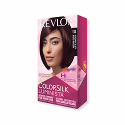 Revlon Colorsilk Luminista 112, Black, Burgundy Black, Ammonia