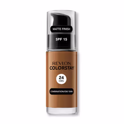 Revlon ColorStay Makeup for Combination/Oily Skin SPF 15, Mocha, Step 1: Shake well Step 2: Apply a small dab to one area at ...