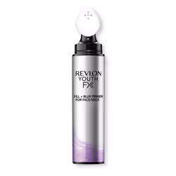 Revlon YouthFX Fill + Blur Primer for Face/Neck, Clear, Push the bottom up so the formula flows through the holes in the appl ...