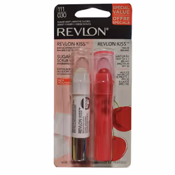 Revlon Kiss Balm Sweet Cherry and Revlon Kiss Sugar Scrub Sugar Mint Duo