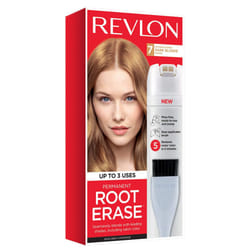 Permanent Hair Color by Revlon  Permanent Hair Dye  At-Home Root Ease with Applicator Brush for Multiple Use  100% Gray Coverage  Dark Blonde (7)  3.2