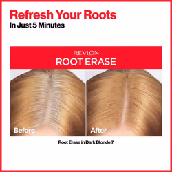 Permanent Hair Color by Revlon  Permanent Hair Dye  At-Home Root Ease with Applicator Brush for Multiple Use  100% Gray Coverage  Dark Blonde (7)  3.2