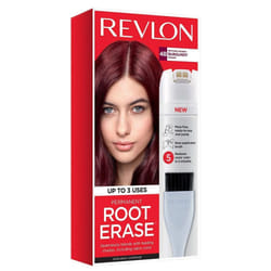 Revlon Permanent Hair Color  Permanent Hair Dye  At-Home Root Erase with Applicator Brush for Multiple Use  100% Gray Coverage  Burgundy (4B)  3.2 Fl