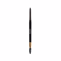 Colorstay Eyebrow Pencil with Spoolie Brush, Waterproof, Longwearing, Angled Tip Applicator for Perfect Brows, Soft Black (22 ...