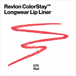 Revlon Lip Liner  Colorstay Face Makeup with Built-in-Sharpener  Longwear Rich Lip Colors  Smooth Application  675 Red