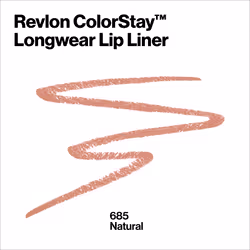 REVLON Lip Liner  Colorstay Lip Makeup with Built-in-Sharpener  Longwear Rich Lip Colors  Smooth Application  685 Natural  0.01 oz