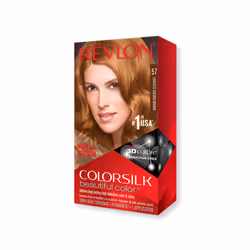 Revlon ColorSilk Beautiful Color 57 Lightest Golden Brown, Brown, Lightest Golden Brown, Women, Ammonia, Box, 1 pc(s)