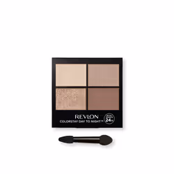 Revlon ColorStay Day to Night Eyeshadow Quad 500 Addictive 4.8g, Cream, Smoothing, Brown, Addictive, 4 colours, 4.8 g