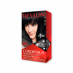 Revlon ColorSilk Beautiful Color 10 Black, Black, Black, Women, Ammonia, Box, 1 pc(s)