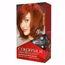 Revlon ColorSilk Beautiful Color 42 Medium Auburn, Brown, Medium Auburn, Ammonia