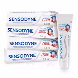 Sensodyne Sensitivity & Gum Sensitive Toothpaste for Gingivitis Sensitive Teeth Treatment Clean & Fresh - 3.4 Ounce (Pack o ...