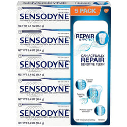 Sensodyne 980066854 Repair and Protect  3.4 oz  Shape  Pack of 5