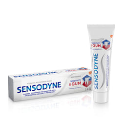 Sensodyne Sensitivity & Gum Whitening Toothpaste  Toothpaste for Sensitive Teeth & Gum Problems  3.4 Ounces
